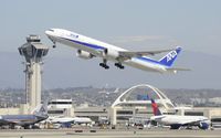JA735A @ KLAX - Departing LAX - by Todd Royer