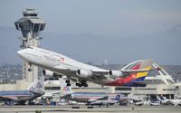 HL7428 @ KLAX - Departing LAX - by Todd Royer