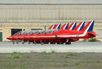 XX260 @ LMML - the Red Arrows - by Loetsch Andreas