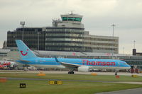 G-OOBD @ EGCC - Thomson Boeing 757-28A  taxiing Manchester - by David Burrell