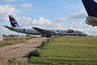 9G-MKA @ EGMH - Douglas DC-8-55F ex MK Airlines sadly rather decrepit at Manston - by moxy