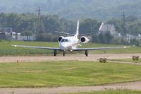 N693QS @ KVTA - Departing Newark, Ohio - by Bob Simmermon