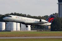 N8577D @ ORF - Delta Connection (Pinnacle Airlines) N8577D departing RWY 5 en route to Detroit Metro Wayne County (KDTW). - by Dean Heald
