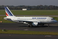 F-GRXM @ EDDL - Air France, Airbus A319-111, CN: 2961 - by Air-Micha