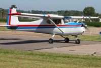 N5866E @ KVTA - Departing the EAA Fly-in at Newark, Ohio - by Bob Simmermon