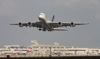 D-AIMC @ MIA - For #35,000 - Lufthansa A380 lifting off from Miami