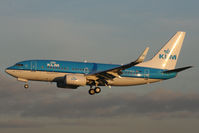 PH-BGX @ EGCC - KLM's newest B737, delivered 25-10-11 - by Chris Hall