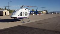 N407AM @ KIGM - AirMed helicopter at Kingman AZ