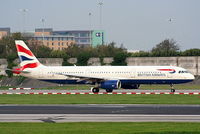 G-EUXL @ EGCC - British Airways - by Chris Hall