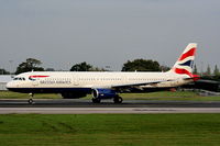 G-EUXL @ EGCC - British Airways - by Chris Hall