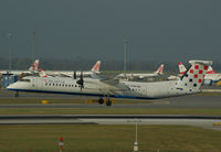 9A-CQD @ LOWW - Croatia Airlines Bombadier DHC-8 - by Thomas Ranner