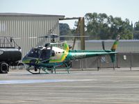N959LA @ POC - Starting up at LA County Air Ops Helipad #5 - by Helicopterfriend