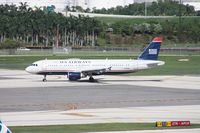 N128UW @ FLL - US Airways A320 - by Florida Metal