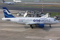OH-LVF @ EDDL - Finnair, Airbus A319-112, CN: 1808, Name: oneworld - by Air-Micha