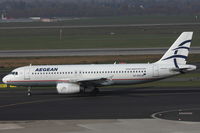SX-DVS @ EDDL - Aegean Airlines, Airbus A320-232, CN: 3709 - by Air-Micha