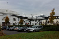 G-ANUO - This airframe sits at the front of the  Terminal building at the old Croydon Airport that closed in 1959 - the airframe was recovered from Biggin Hill and restored in the colours and marks G-AOXL of Morton Air Services to represent the last scheduled flig - by Terry Fletcher