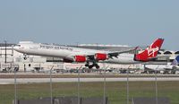 G-VYOU @ MIA - Virgin A340-600 - by Florida Metal