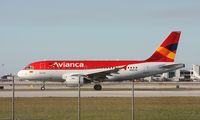 N992TA @ MIA - Avianca A319 - by Florida Metal