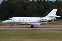 N233QS @ ORF - Execjet 233 rolling out on RWY 5 after arrival from Lehigh Valley Int'l (KABE). - by Dean Heald