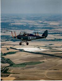 G-AOIR - Seen over Cambridgeshire countryside C1992 whilst being flown by Les Smith. - by G-ANWX