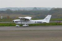 G-ENNK @ EGFH - Visiting Cessna Skyhawk SP - by Roger Winser