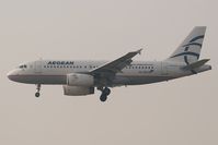 SX-DGH @ LOWW - Aegean Airlines A319 - by Andy Graf-VAP