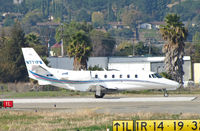 N771PM @ KCCR - TBN Group/Peppermill, Inc. (Reno, NV) 2008 Cessna 560XL rolling for take-off on RWY 1L @ Concord, CA - by Steve Nation