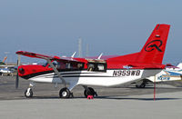 N959WB @ KPAO - Open Door Aviation (Oxnard, CA) 2009 Quest Kodiak 100 @ Palo Alto, CA with Flying Under the Son sticker - by Steve Nation