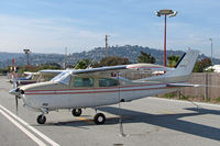 N1676U @ KSQL - Digicam Co (Woodland Hills, CA) 1982 Cessna T210N visiting San Carlos, CA - by Steve Nation