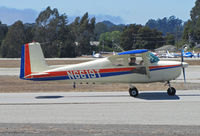 N6619T @ KWVI - Straight-tail 1960 Cessna 150A taxis @ Watsonville Fly-In - by Steve Nation