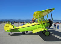N3945 @ KWVI - Lime green (!) 1926 Travel Air 4000 painted as NC3945 @ Watsonville Fly-In - by Steve Nation