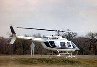 UNKNOWN @ 2XA8 - Bell 206 landing at Sam's Motel along I-45 near Farifield, TX - by Zane Adams