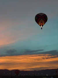 UNKNOWN @ ABQ - Hot air balloon at the 2002 Albuquerque Balloon Fiesta - by Zane Adams