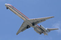 N457AA @ DFW - MD-80 landing at DFW airport