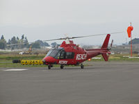 N23RX @ KAPC - REACH Air Medical Services (Santa Rosa, CA) Augusta 109 bringing patient to Napa, CA - by Steve Nation