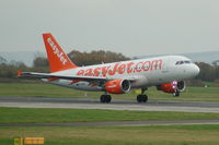 G-EZGF @ EGCC - Easyjet Airbus A319-111 taking off - Manchester Airport - by David Burrell