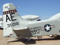 135018 - Douglas AD-5Q (EA-1F) Skyraider at the Pima Air & Space Museum, Tucson AZ - by Ingo Warnecke