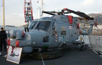 ZF558 - Off airport. Coded 372 of 815 NAS. Seen on the flight deck of HMS Diamond during the ship's visit to Swansea. - by Roger Winser