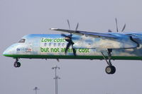 G-JEDP @ EGCC - Low cost, but no at any cost special colour scheme - by Chris Hall