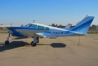 N373JC @ F34 - Locally-based 1962 Cessna 310G @ Firebaugh, CA - by Steve Nation