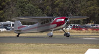 VH-AAL @ YTEM - Cessna 190 getting ready for take off on Runway 36 during the Warbirds Downunder Airshow at Temora. - by YSWG-photography