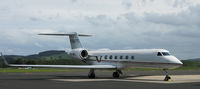 HB-IMJ @ DUD - Elton John arrived in Dunedin, New Zealand in this aircraft for the first music concert to be performed by an international artist at Dunedin's new 'Forsyth Barr' stadium - by David