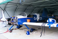 G-CDCD @ EGBW - fitted with a three-cylinder two-stroke diesel Wilksch WAM-120 engine - by Chris Hall