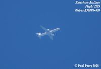 UNKNOWN @ NONE - American Airbus headed over North Carolina - by Paul Perry