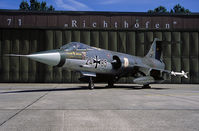 24 85 @ ETNT - Nicely preserved is F-104G in JG-71 markings at Wittmund AB Museum and is very rare to be seen outside. - by Nicpix Aviation Press/Erik op den Dries