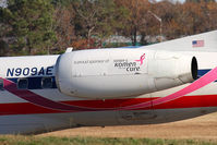 N909AE @ ORF - Close-up of the engine nacelle on American Eagle N909AE. - by Dean Heald
