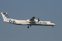 G-ECOG @ EBBR - Arrival of flight BE593 to RWY 02 - by Daniel Vanderauwera
