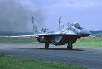 0619 @ LFQI - Slowak ia AF MiG-29AS Fulkcrum showing its' digital camouflage scheme, taxies out during the NTM-2011./ - by Nicpix Aviation Press/Erik op den Dries