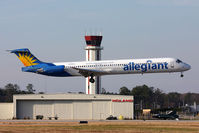N895GA @ PHF - Allegiant Air N895GA (FLT AAY644) from Orlando Sanford Intl (KSFB) landing RWY 7. - by Dean Heald