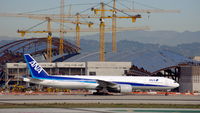JA783A @ KLAX - All Nippon Airways holding in front of Tom Bradley Int'l Terminal undergoing renovations. - by speedbrds